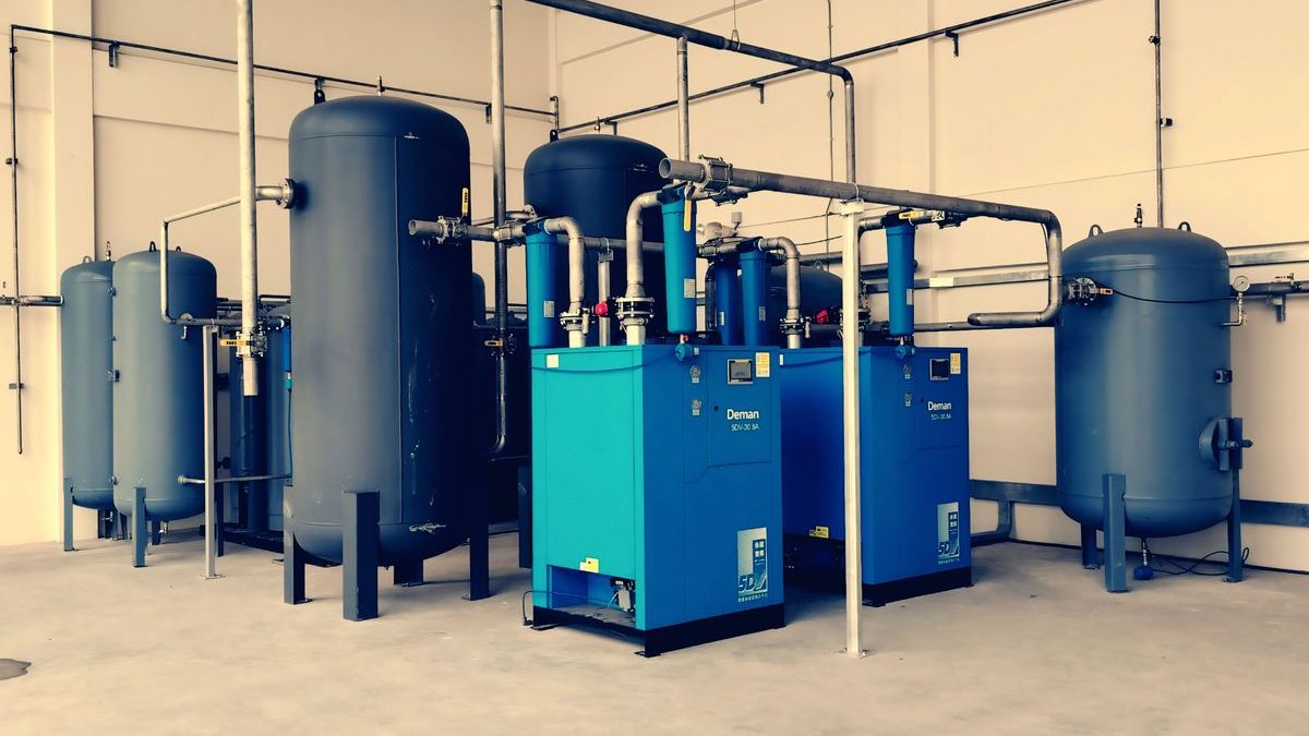 Industrial air compressor system