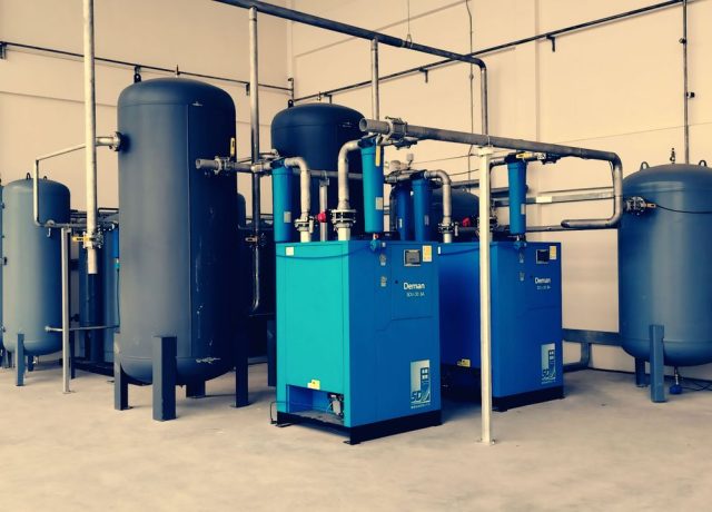 Industrial air compressor system