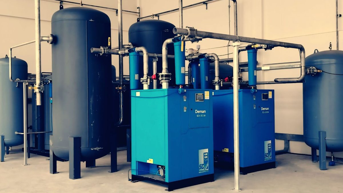 Industrial air compressor system